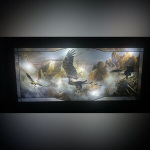 Ted Blaylock “Monarchs of the Canyon” Limited Edition. Bradford Exchange Eagles
